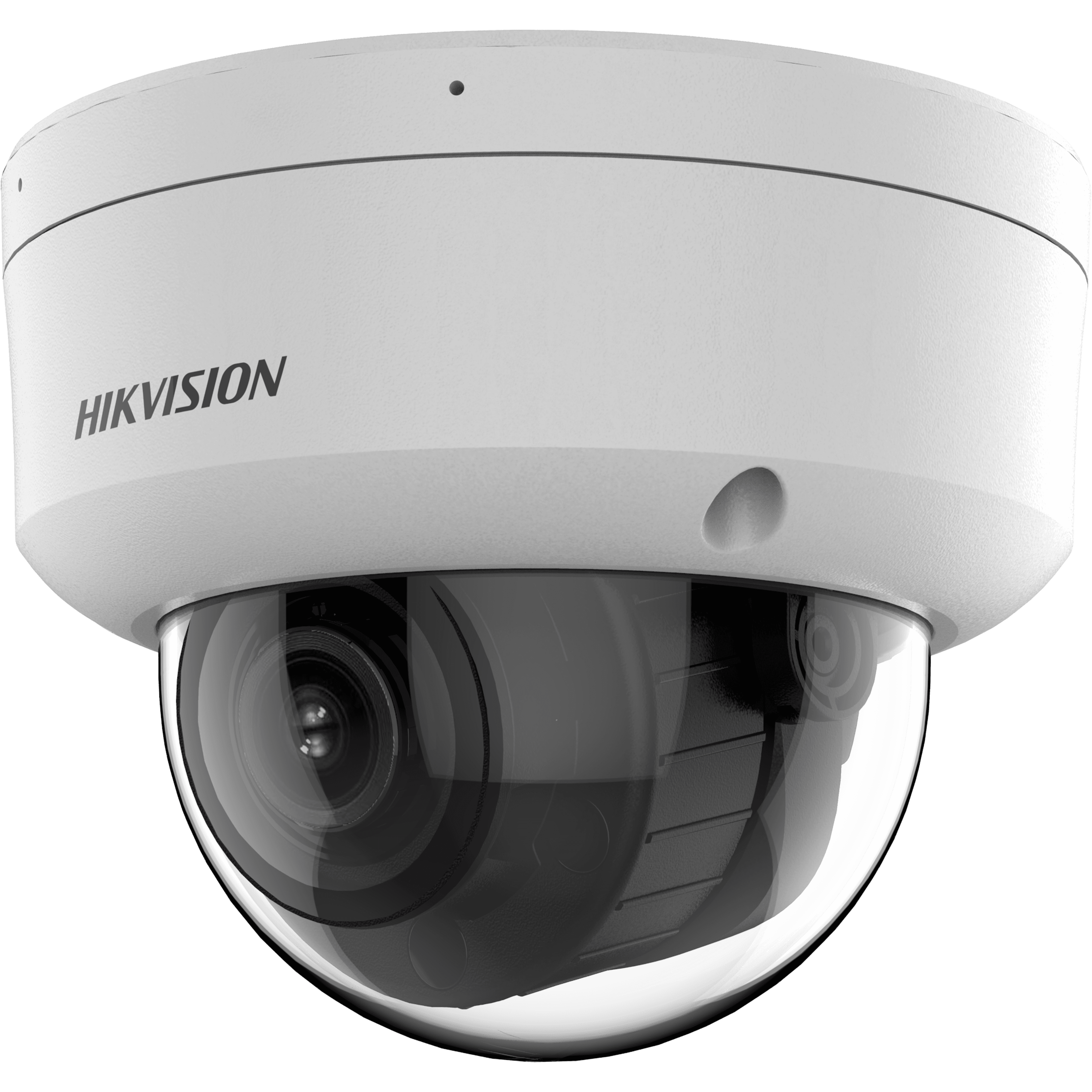 Hikvision 8 MP Acusense Smart Hybrid Light Motorized Varifocal Dome Network Camera, Built-in arrayed Dual-microphone