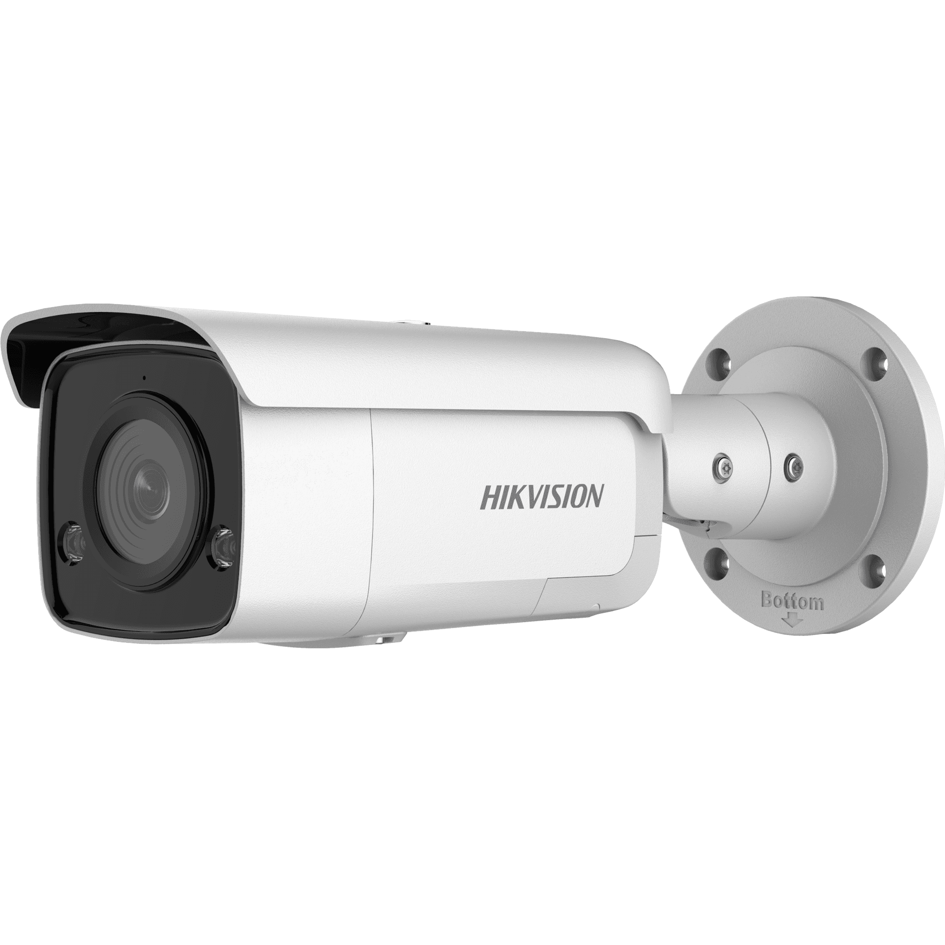 Hikvision DS-2CD2T46G2-ISU/SL 4MP AcuSense Fixed Bullet Camera, Strobe Light & Audio Alarm, DarkFighter, IP67, Two-Way Audio – Buy Online