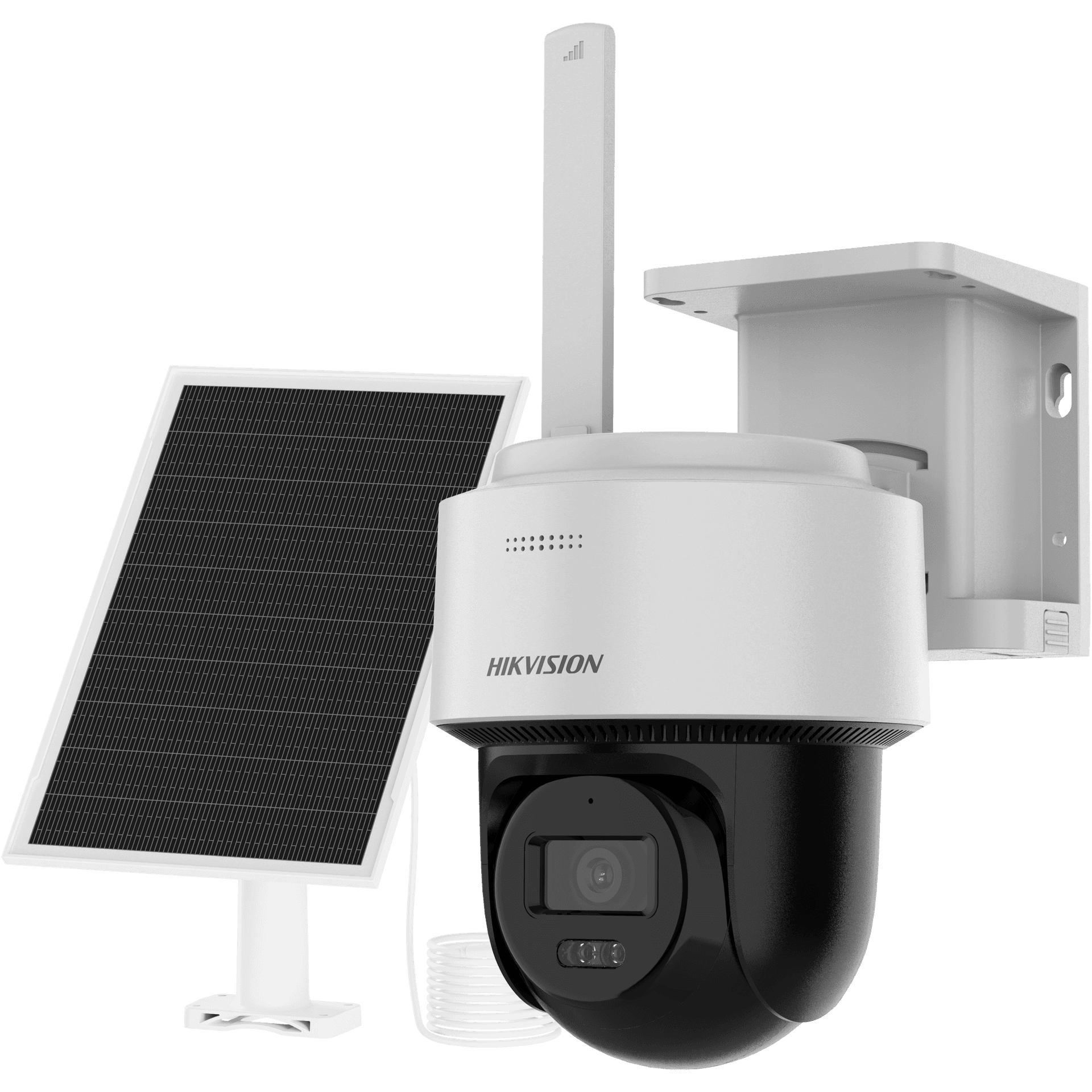 Hikvison DS-2CFSP4/4G 4MP 24/7 Solar 4G PT Camera, Smart Hybrid Light: 30 m white light and IR, Built-in microphone and speaker, support two-way audio-hikvision 4gb solar camera   (no network port ) – Buy Online