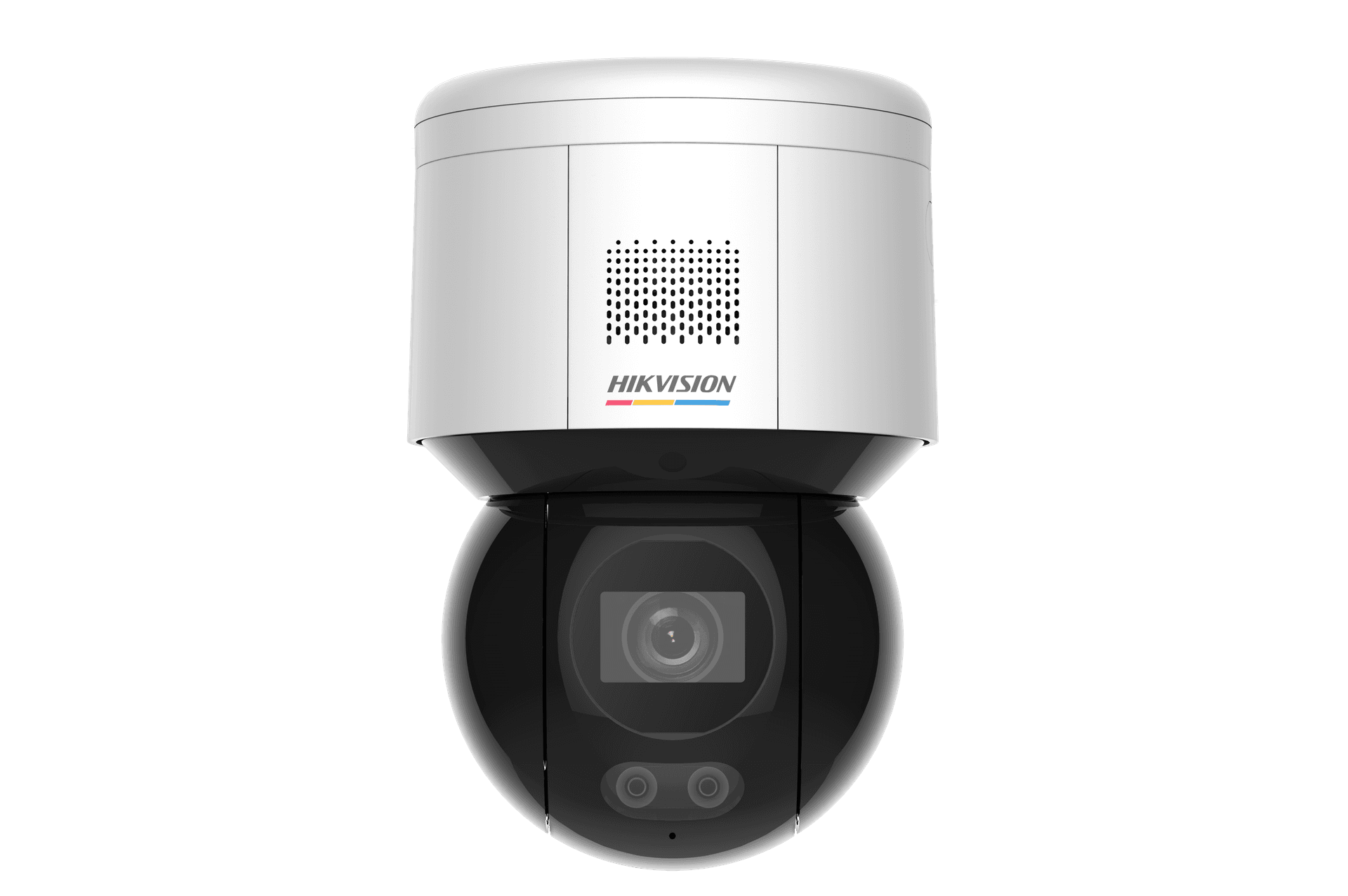 Hikvision DS-2DE3A400BW-DE/W F1 T5 4MP ColorVu Wi-Fi Mini PT Dome Network Camera, Built-in Mic/Speaker, Strobe Alarm, IP66 | DS-2DE3A400BW-DE F1 T5 – Buy Online