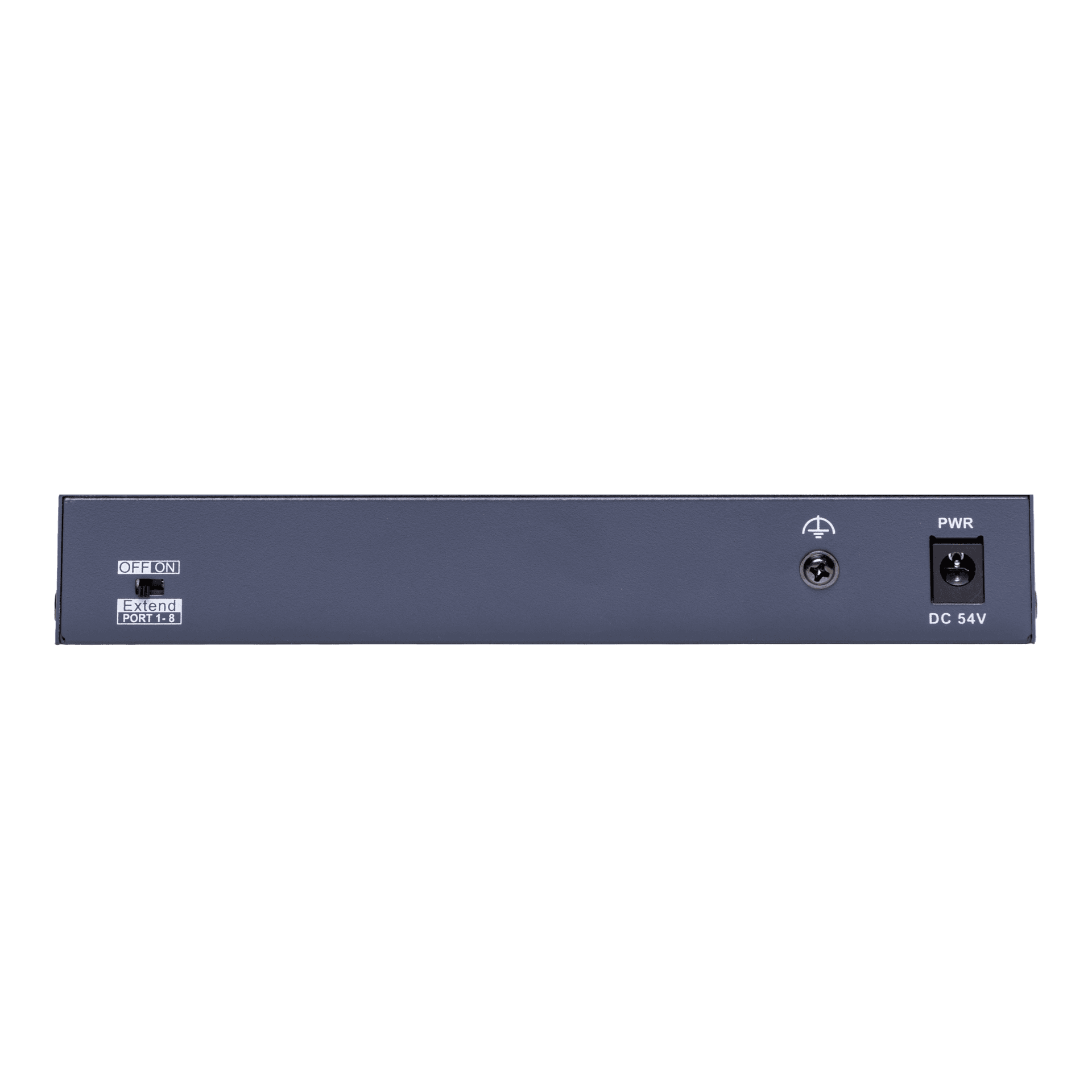 HIKVISION Hikvision DS-3E0109P-E/M(C) 8 Port Fast Ethernet Unmanaged POE Switch, Up to 300 m Long Range PoE Transmission - product view 3 of 4