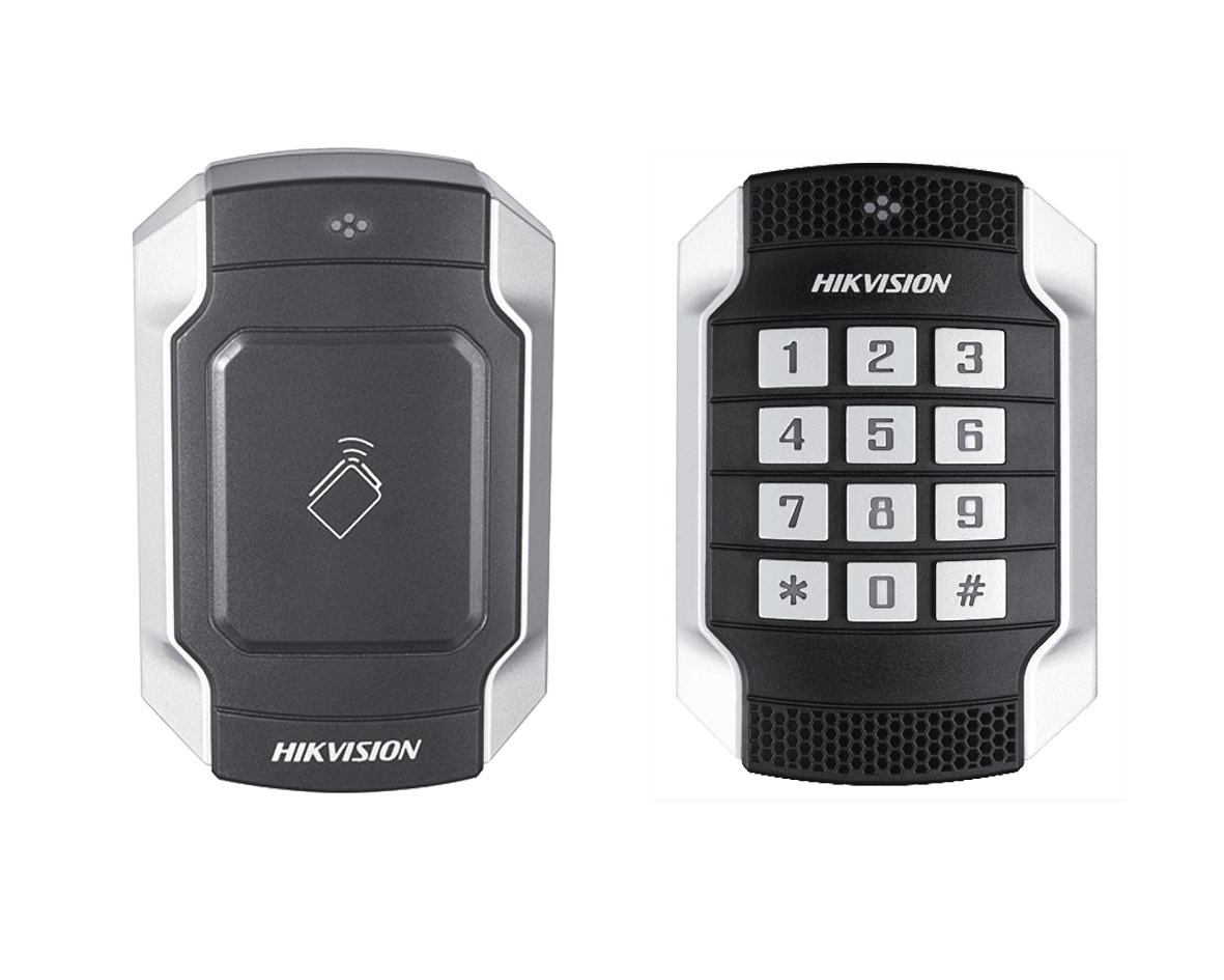 Hikvision DS-K1104 Pro Series Card Reader, M1 Contactless, IK10 Vandal-Proof, Zinc-Alloy Shell, RS-485 & Wiegand – Buy Online