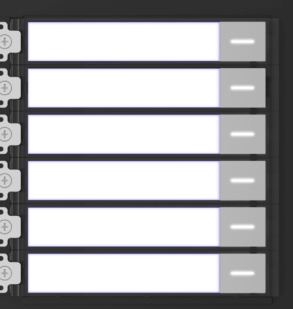 Hikvision DS-KD-KK Nametag module for KD8 Series Pro Modular Door Station – Buy Online