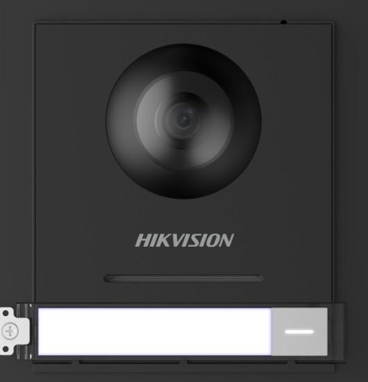 Hikvision DS-KD8003-IME1 KD8 Series Pro Modular Door Station With Brackets, 2MP HD Colorful Camera, Fish eye, IR Supplement, 1 Call physical Button, 2 lock relays, 4-ch alarm input, IP65, 12 VDC or standard PoE, – Buy Online
