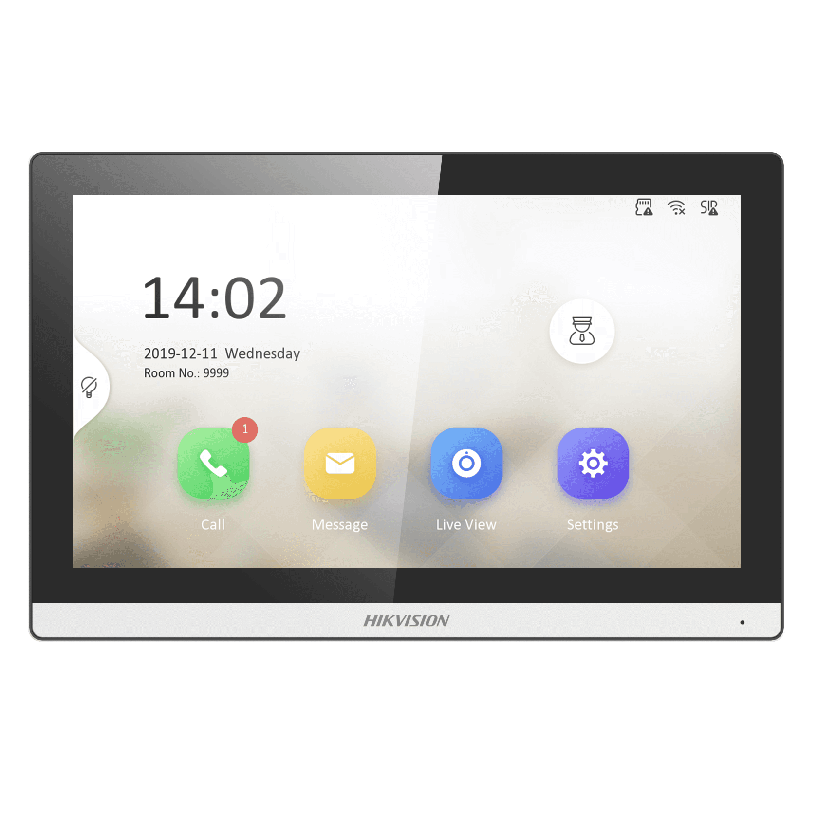 Hikvision DS-KH6350-WTE1 KH6 Series IP Indoor Station, 7-inch 1024x600 Touchscreen, Wi-Fi & PoE, Hik-Connect Mobile Control – Buy Online