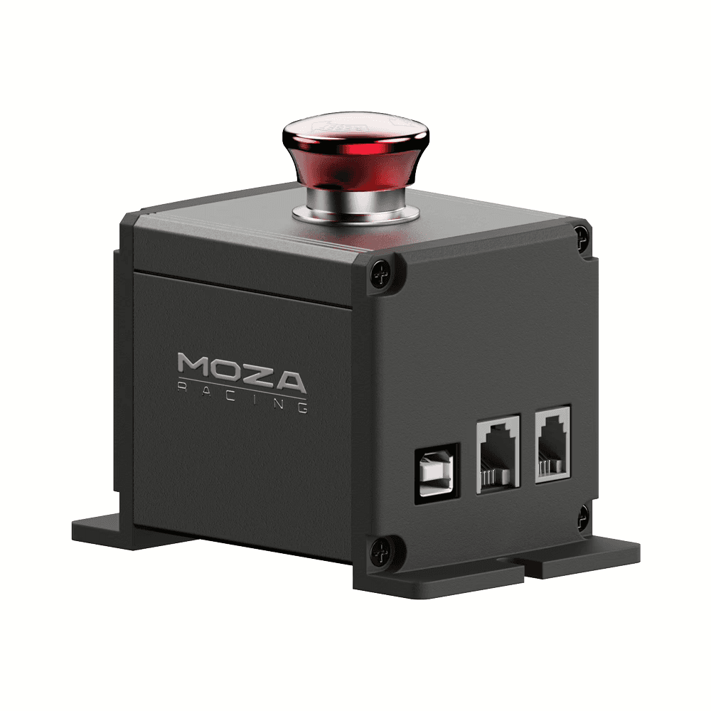 MOZA RS063 E-Stop Switch, Safety Emergency Cut-off, 3 Programmable Modes, Aluminum Alloy Construction – Buy Online