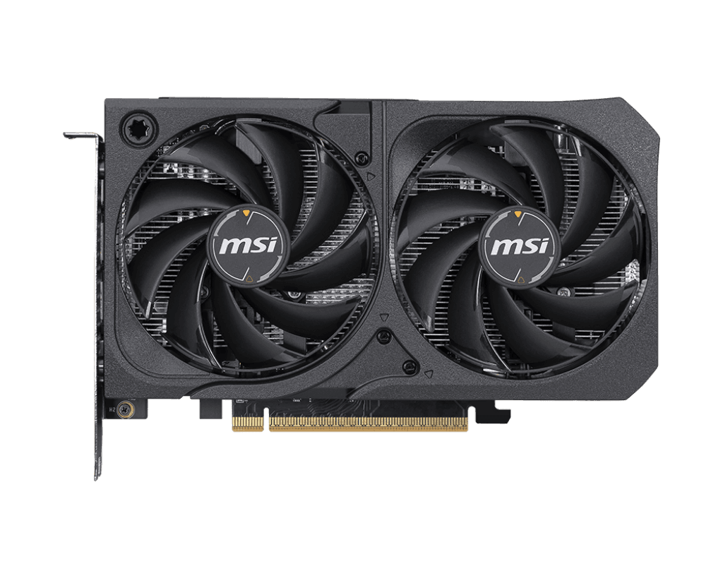 Asus MSI GeForce RTX 5050 8G SHADOW 2X OC Graphics Card, Blackwell & DLSS 4, 8GB GDDR6, PCIe 5.0, Dual-Fan Cooling, 20 Gbps, 128-bit | 912-V538-008 - product view 2 of 5