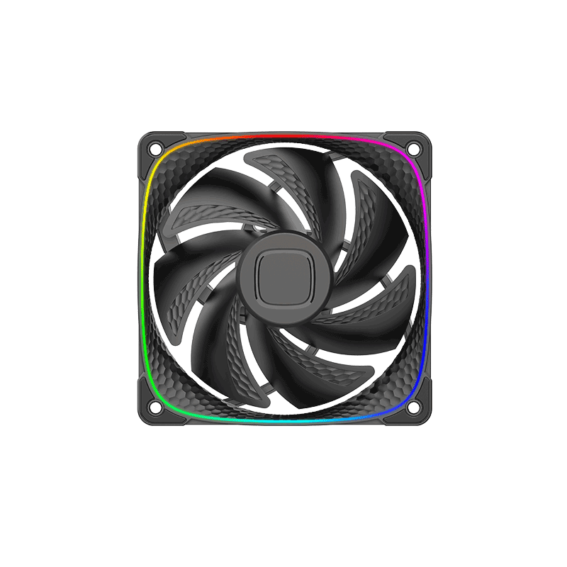 Geometric Future Squama 2503 120mm Black Case Fan 3-Pack, 2000 RPM, 69.11 CFM, 2.92 mm H₂O, 4-PIN PWM | GEO-S2503B-I4T – Buy Online