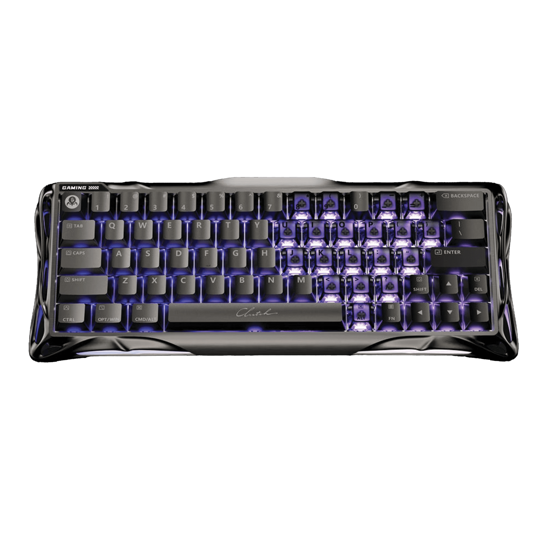 Gravastar GravaStar Mercury V60 Pro Deluxe & Mercury X Gaming Set, 8kHz Magnetic Aluminum Keyboard & Magnesium Alloy 32K DPI Wireless Mouse, GunMetal - product view 2 of 3