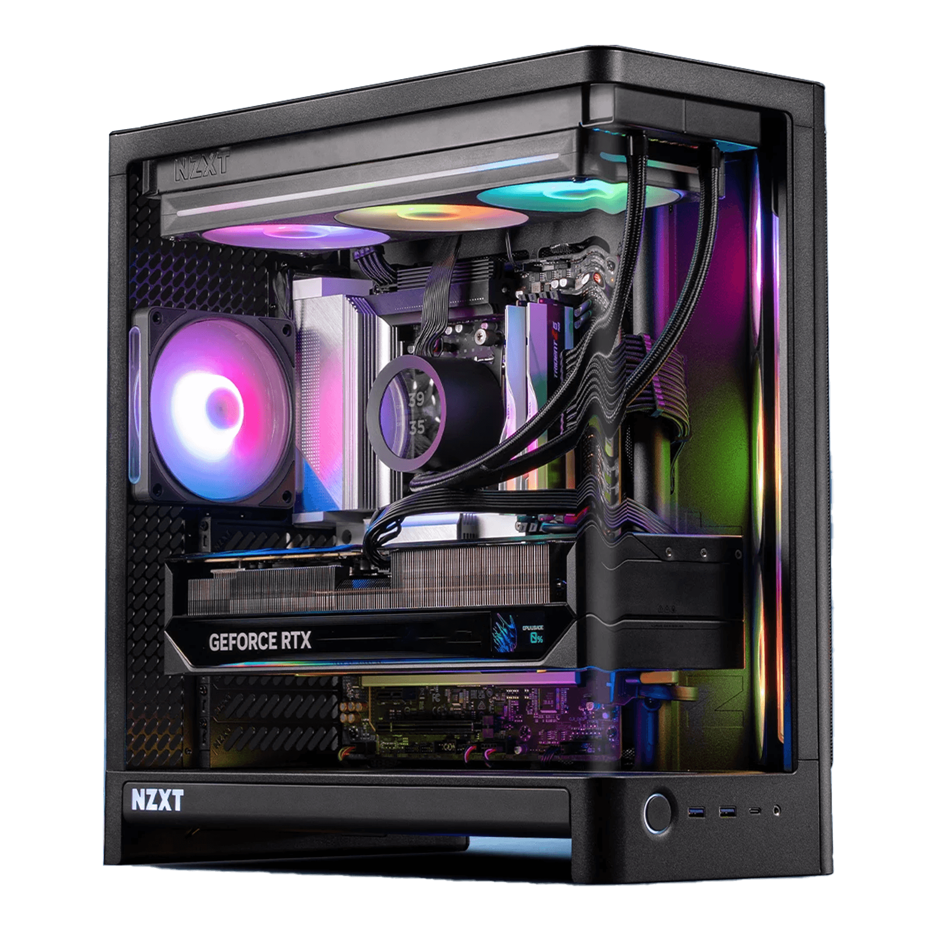 Nanotech Ultimate Video Editing & Gaming Workstation PC, AMD Ryzen 7 9850X3D, ASUS Prime RTX 5080 16GB, 64GB DDR5, 4TB Gen4 SSD, 1000W - product view 1 of 1