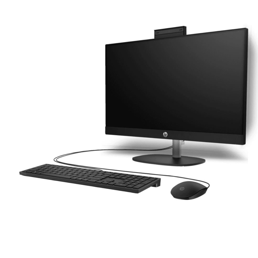 Hp HP ProOne 240 G10 All-in-One PC, 23.8" FHD IPS, Intel Core i7-1355U, 16GB RAM, 512GB SSD, 5MP Camera, Wi-Fi 6, DOS (No Pre-installed OS), Black | 9M9H4AT#BH5 - product view 2 of 2