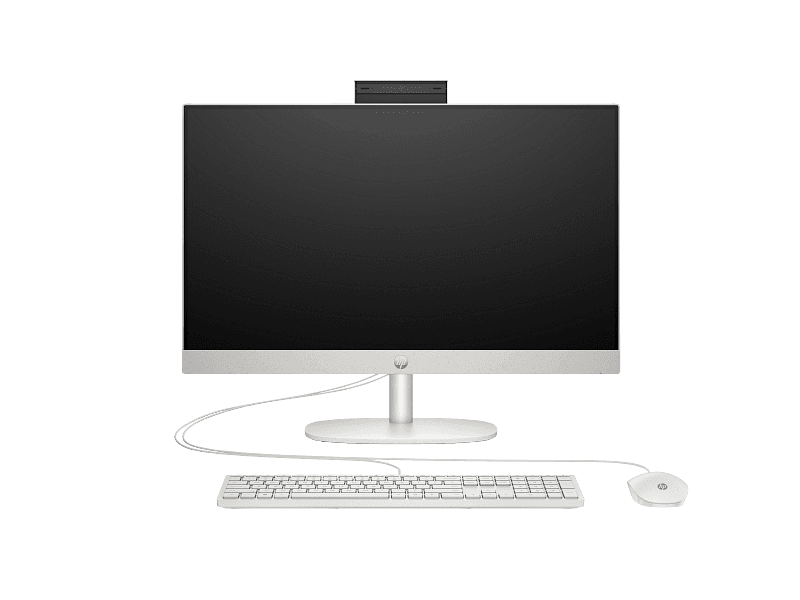 Hp HP All-in-One 24-cr0307nh 23.8" FHD Desktop PC, Intel Core i5-1335U, 8GB RAM, 512GB SSD, Wired Mouse & Keyboard, FreeDOS, Shell White | B73T8EA#BH5 - product view 3 of 4