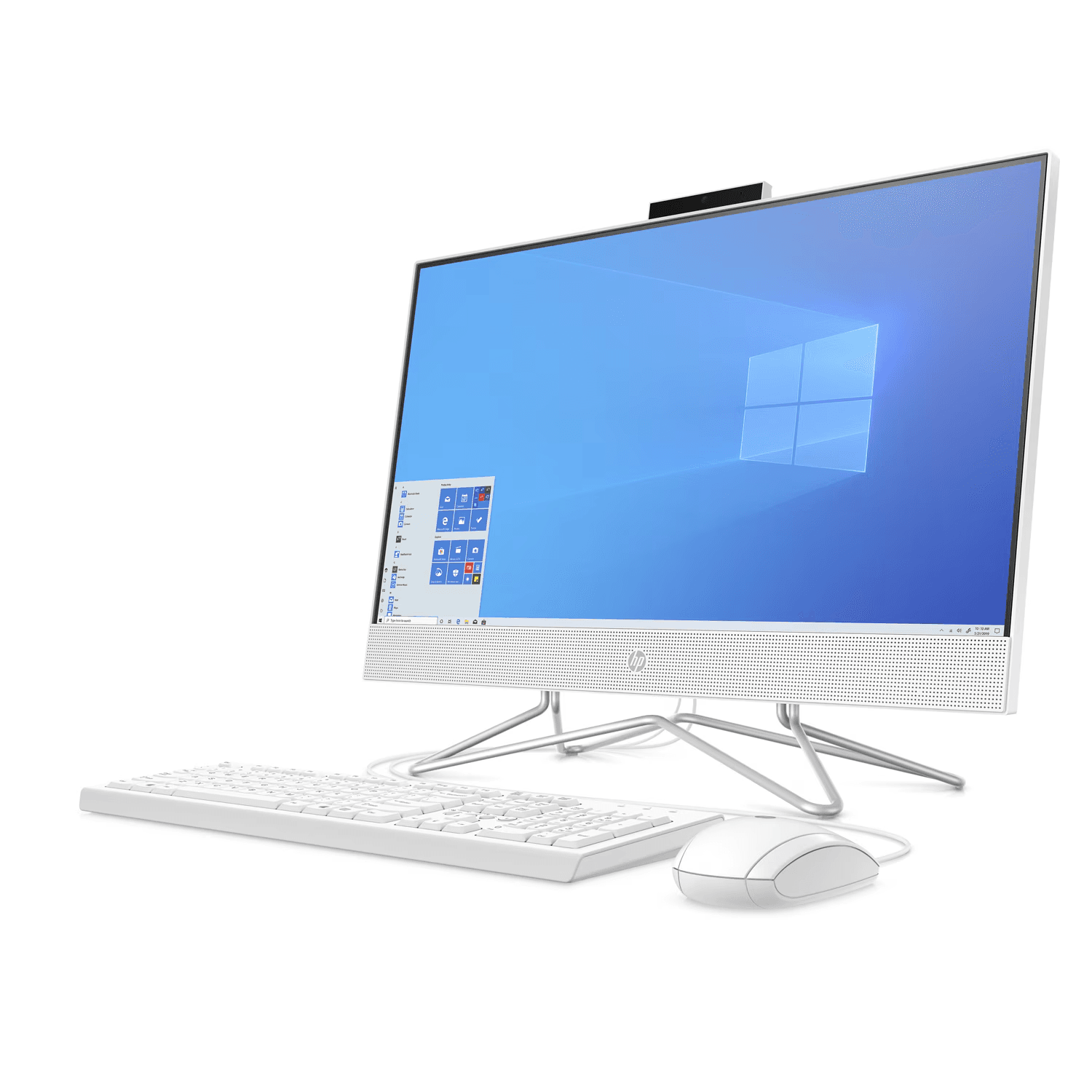 Hp HP All-in-One 24DF-1004NH Bundle PC, 23.8" FHD IPS Non-Touch Display, Intel Core i5-1135G7, 8GB RAM, 256 GB SSD, Integrated Intel Iris X Graphics, USB White Wired KB & Mouse, No OS, White | 2N1F4EA - product view 3 of 6