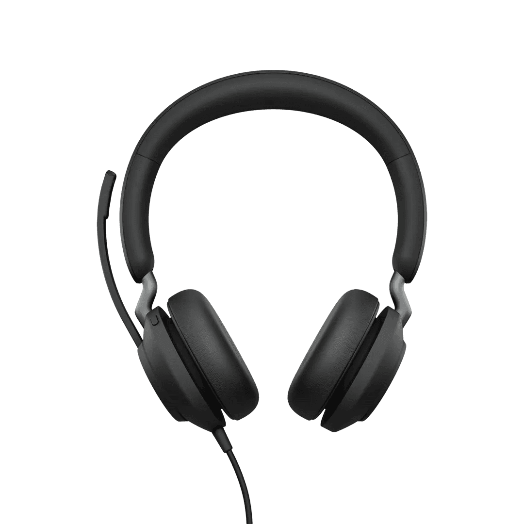 Jabra Jabra Evolve2 40 SE USB-A, MS Stereo Wired Noise-Cancelling Stereo Headset, Microsft and Zoom Ready, With 3-Microphone Call Technology  | 24189-999-999 - product view 3 of 3