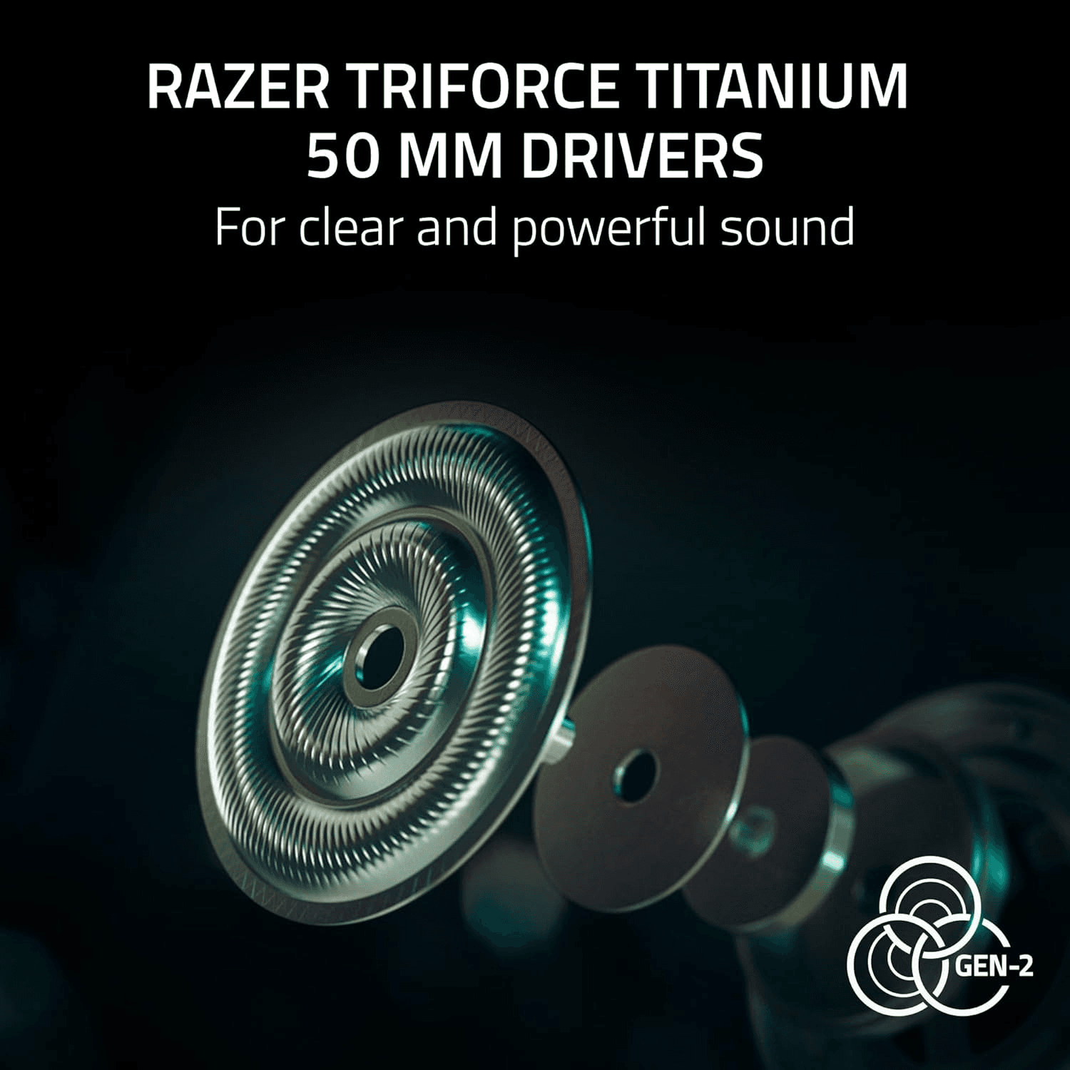 RAZER Razer BlackShark V3 Pro Wireless ANC White Esports Gaming Headset with Ultra-Low Latency and THX Spatial Audio, Full Band Mic, 50mm Drivers, 2.4 GHz, Bluetooth, USB, 3.5mm, Works with Mac, PS5, Nintendo Switch, Smartphone | RZ04-05400200-R3M1 - product view 3 of 4