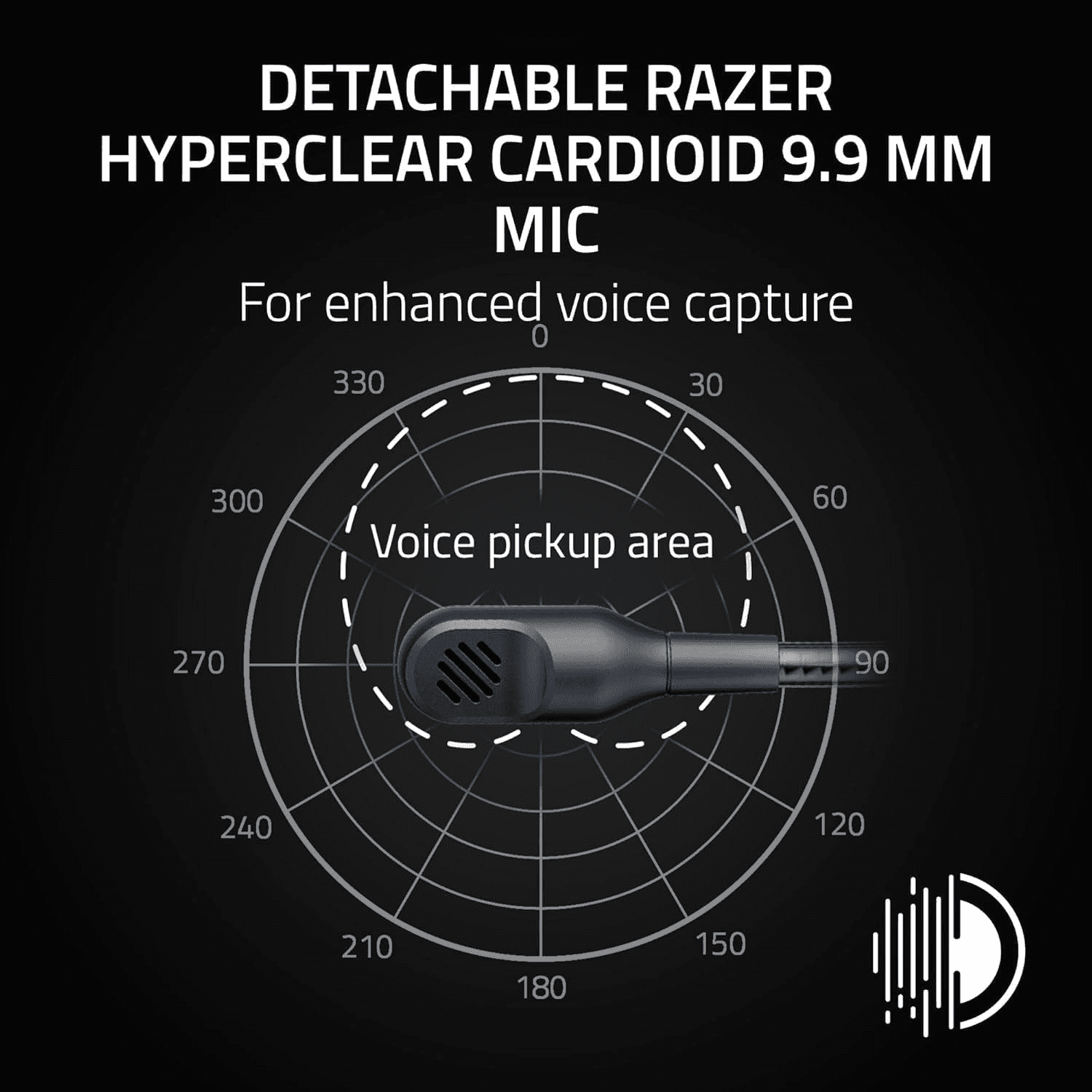 RAZER Razer BlackShark V3 X HyperSpeed Wireless Esports Headset, 50mm Drivers - Cardioid Mic - 2.4 GHz, Bluetooth, USB - Works with Mac, PS5, Nintendo Switch, Smartphone | RZ04-05420100-R3M1 - product view 3 of 5