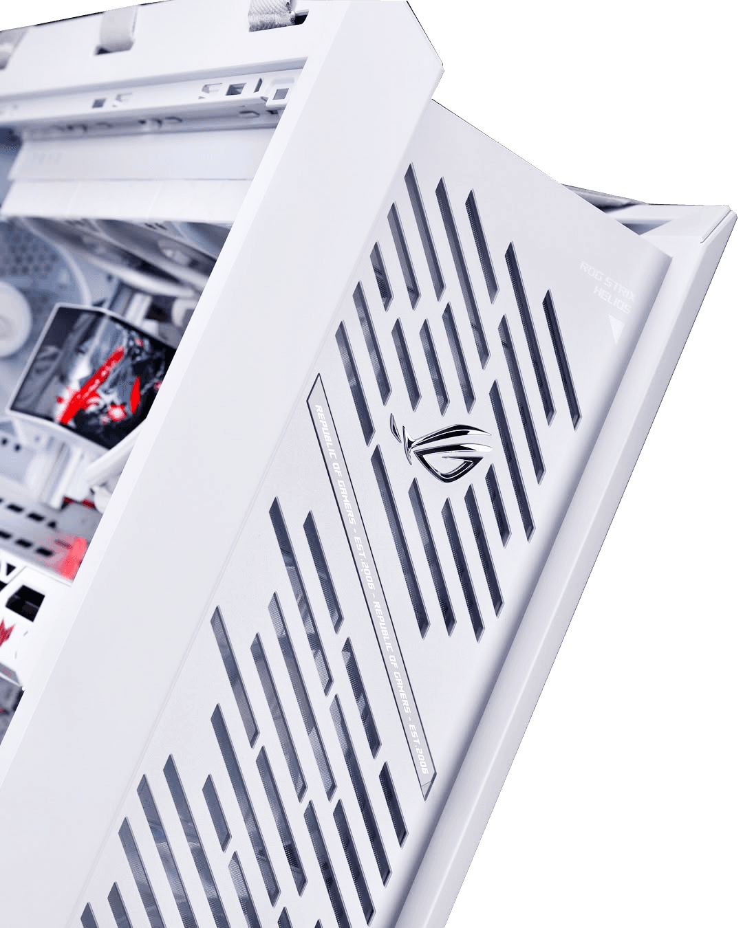 Asus Gaming PC powered by ASUS, White Gaming PC, Custom Build, Ryzen 7 9800X3D, RTX 5070 Ti, 1440p Gaming, 4K Ready, AMOLED Display PC, ASUS ROG, TUF Gaming, DDR5 6000, Samsung 990 PRO - product view 2 of 3