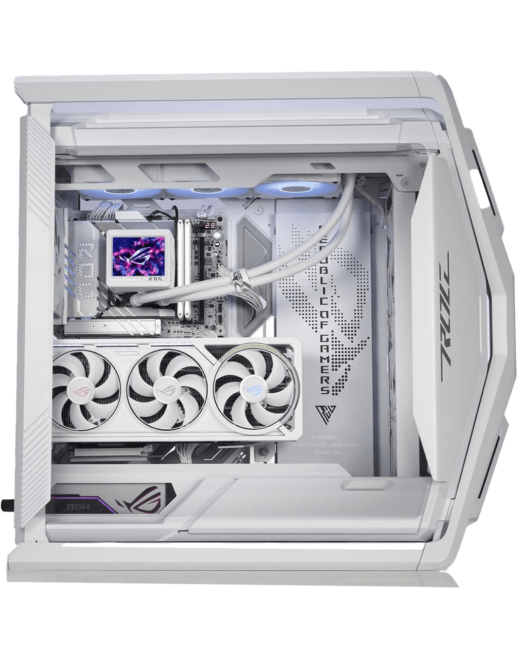 Asus Gaming & Content Creation PC: Intel Core Ultra 9 285K, ASUS ROG RTX 5090 32GB GDDR7, 64GB DDR5 6400MHz, 4TB Gen5 SSD, 1600W Titanium ATX 3.1 - product view 2 of 2