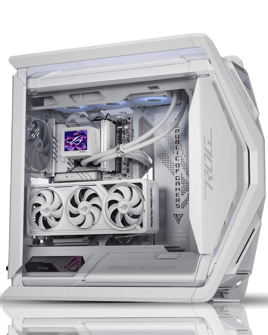 Gaming & Content Creation PC: Intel Core Ultra 9 285K, ASUS ROG RTX 5090 32GB GDDR7, 64GB DDR5 6400MHz, 4TB Gen5 SSD, 1600W Titanium ATX 3.1 – Buy Online