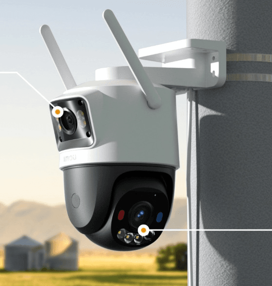 IMOU IMOU Cruiser Dual 2C 6MP Wi-Fi & 4G Outdoor Camera, Dual Lens (3MP+3MP), Smart Full-Color Night Vision, Two-Way Audio, IP66 | IPC-S7XCP-6M1TED-EU - product view 3 of 4