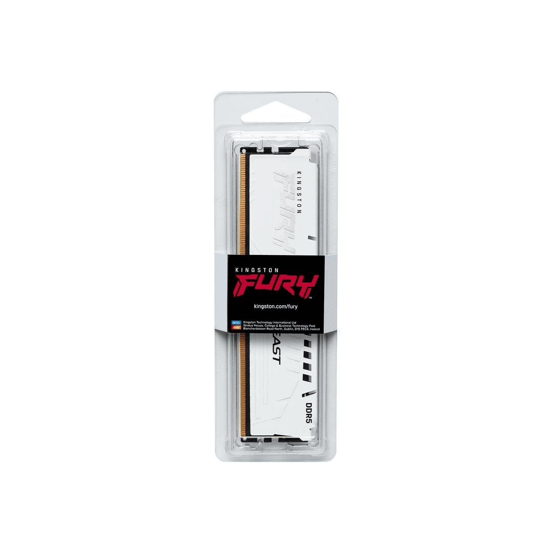Kingston Kingston FURY Beast White 16GB DDR5-6000 White Memory (RAM), CL36, Intel XMP 3.0 & AMD EXPO | KF560C36BWE2-16 - product view 2 of 2