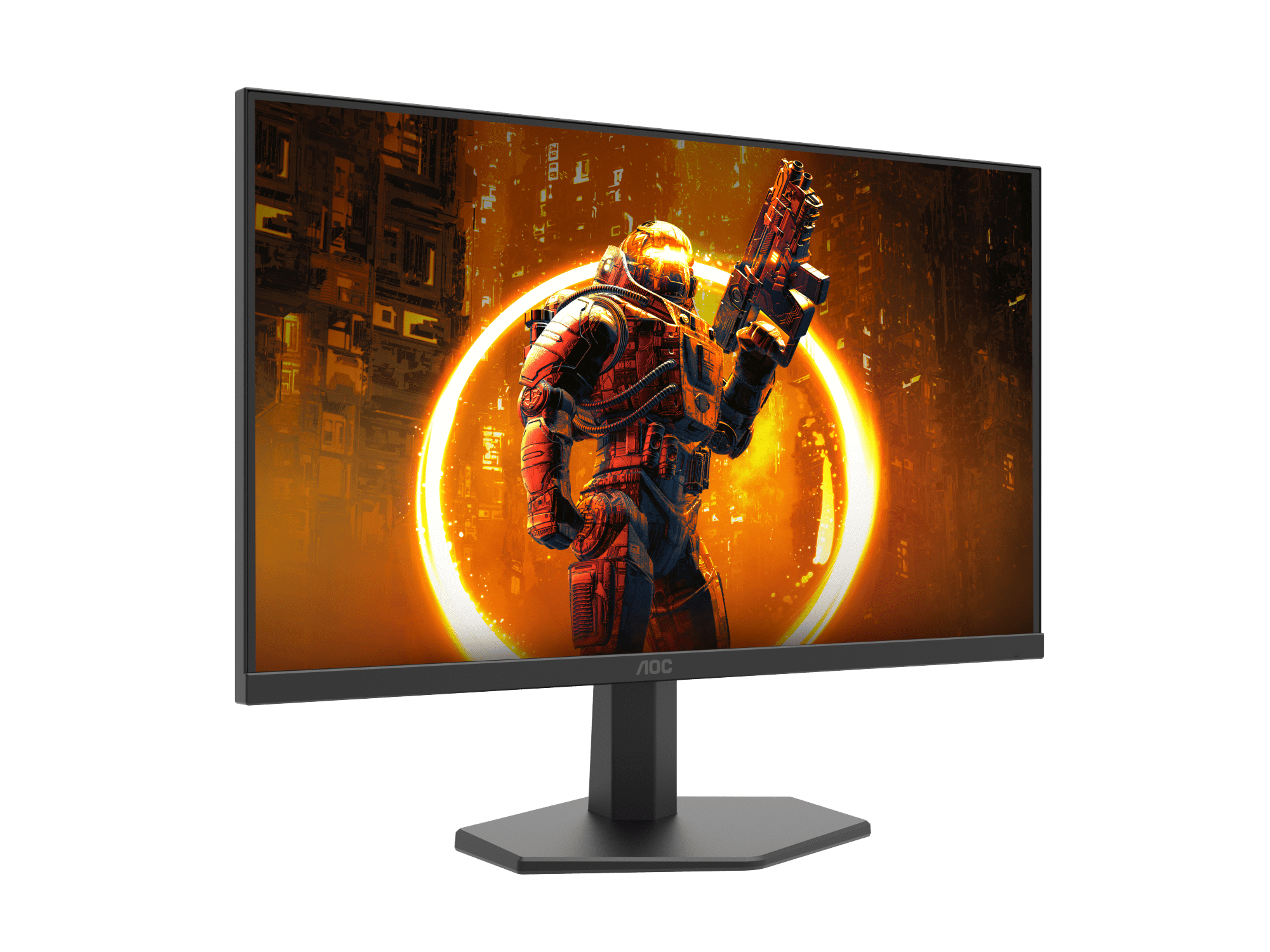 AOC AOC 24G11ZE 23.8 inch Gaming Monitor,  240Hz, 0.3ms, FHD 1920 X 1080, Fast IPS, Adaptive Sync, HDR10, 3-Sided Frameless, Low input lag, Flicker Free, Low Blue Mode | 24G11ZE - product view 2 of 7