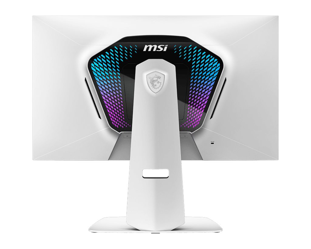 MSI MSI MPG 274URDFW E16M 27 Inch 4K UHD White Gaming Monitor, Rapid IPS Panel 3840 x 2160, 0.5 ms, 4K @ 160Hz and FHD @ 320Hz, DisplayHDR 1000, Mini-LED, Dual-Mode, HDMI 2.1, DP 1.4a, USB C (PD 98W), Adjustable Height/Tilt | 9S6-3CF09H-020 - product view 2 of 5