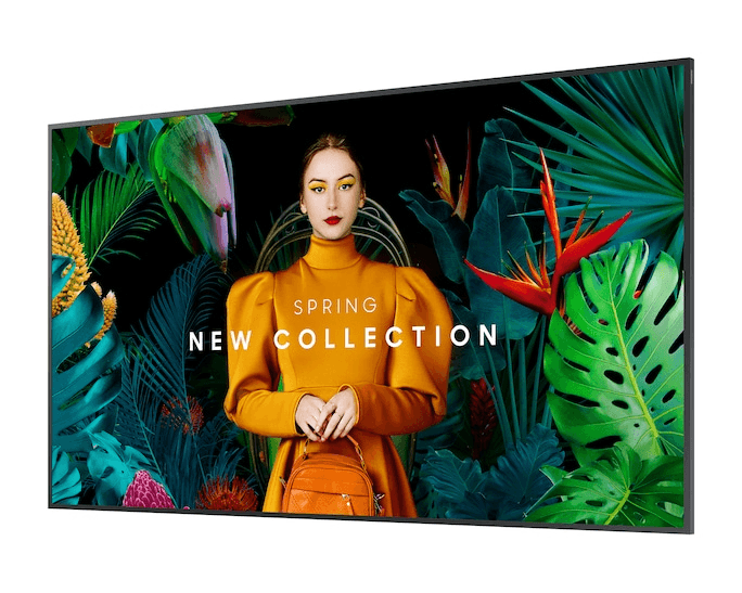 SAMSUNG Samsung QMC Series 85" Crystal UHD Signage, 500 Nit Brightness, 24/7 Operation, Ultra-Slim 28.5mm Design, 4K UHD Business Display | LH85QMCEBGCXUE-QMC85 - product view 2 of 8