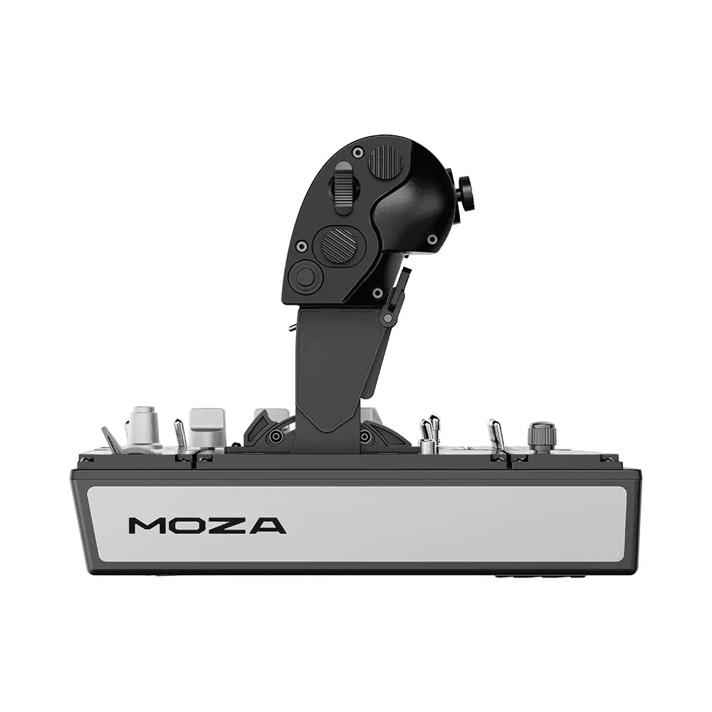 MOZA MOZA AS008 MTP Throttle, Fighter Jet-Inspired Flight Control, 27 Programmable Switches, Vibration Feedback - product view 2 of 4