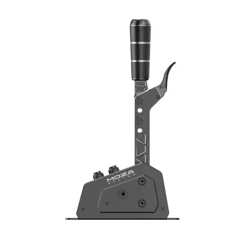 MOZA MOZA RS059 SGP Sequential Shifter, Aerospace-Grade Aluminum & Steel, 16-Bit Hall Sensor, Adjustable Damper, RGB Backlit Buttons - product view 3 of 6