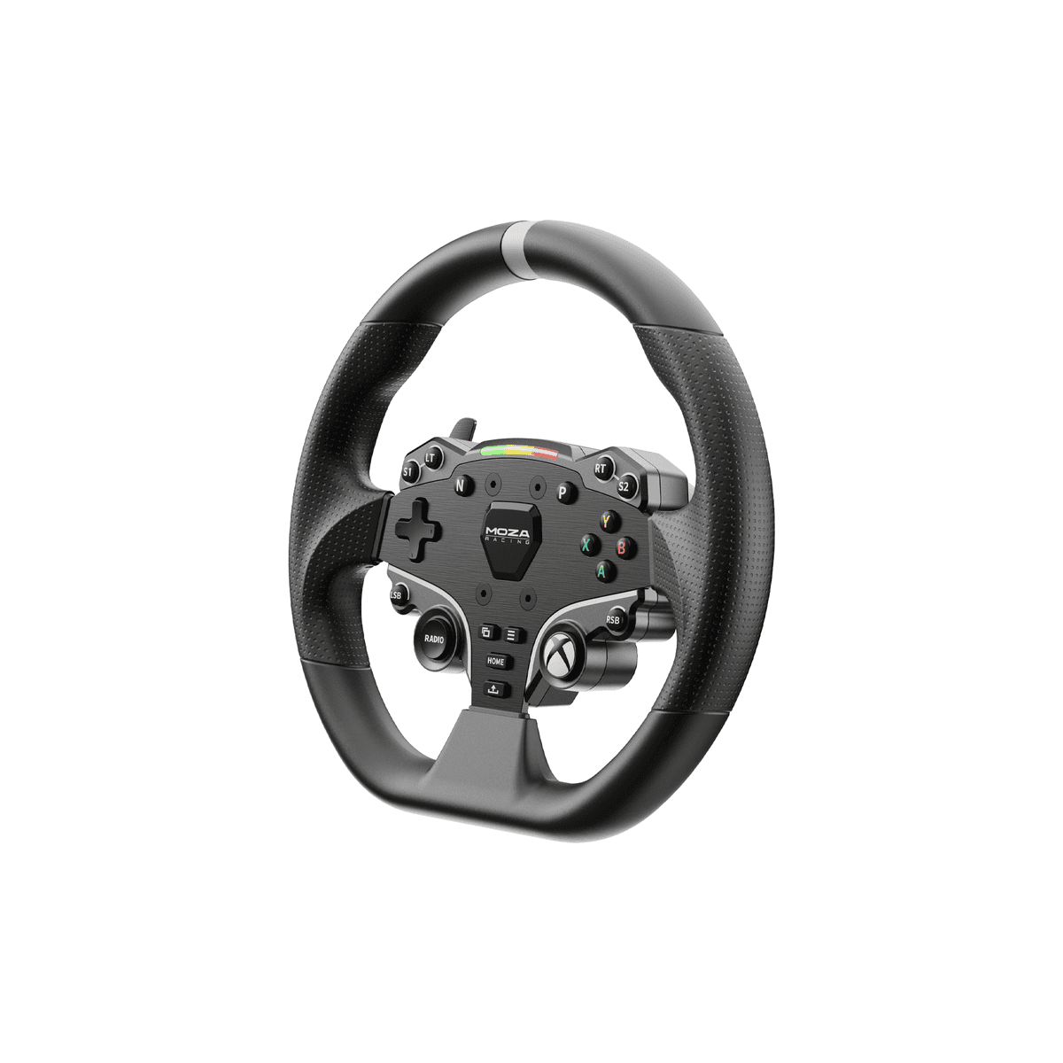 MOZA Full Desk Sim Racing Setup, MOZA R9 V3 9Nm Direct Drive Wheel Base, ESX Wheel, SR-P2 Pedals & Clutch, SGP Sequential Shifter, RS12 Table Mount - product view 3 of 7