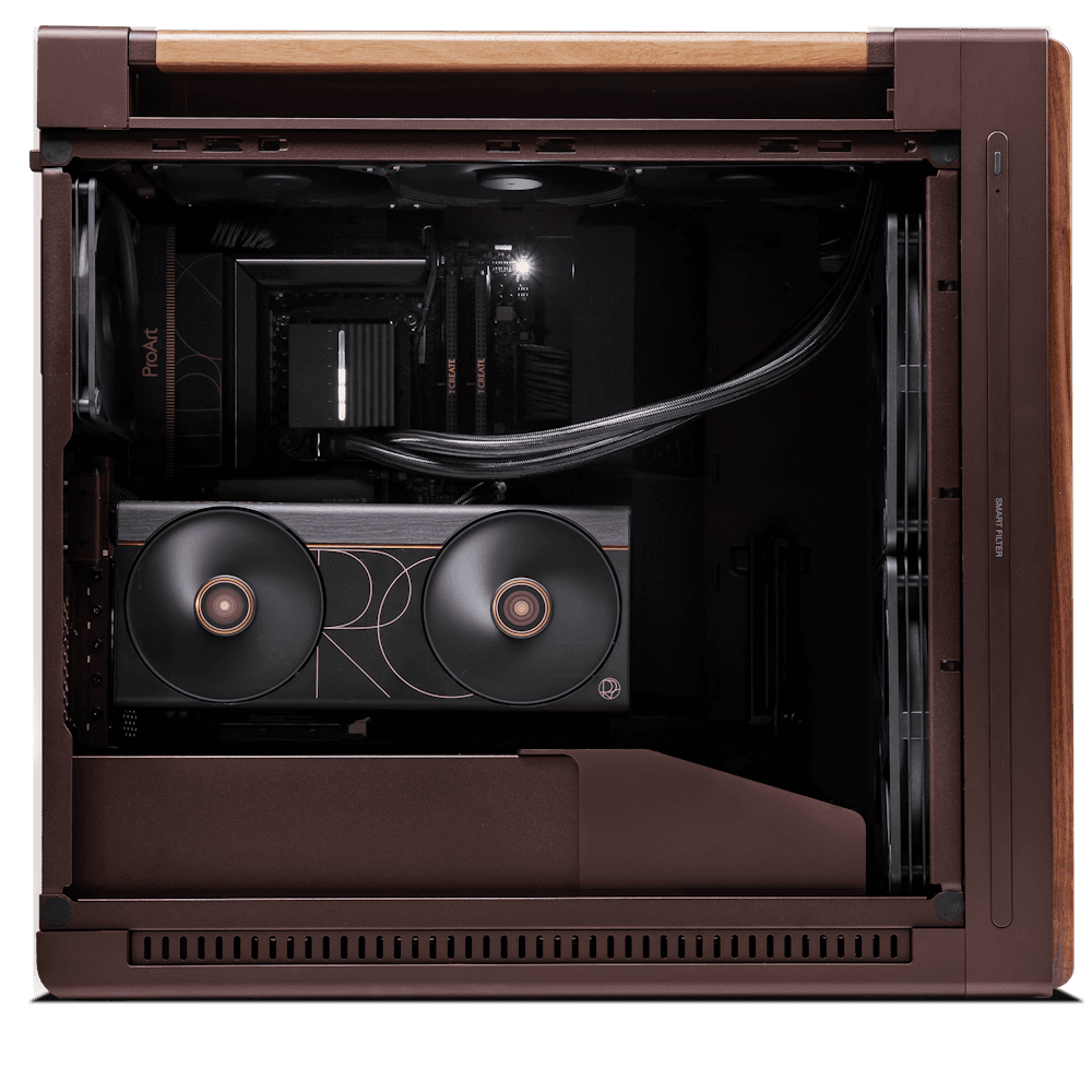 Asus Creator Workstation, Intel Core Ultra 9 285K, NVIDIA RTX 5090 32GB OC GDDR7, 128GB DDR5, 4TB Gen5 SSD,1600W - product view 2 of 2