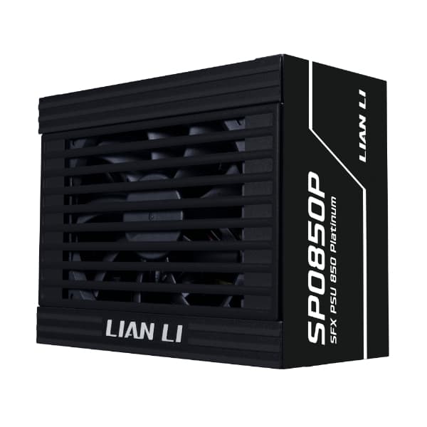 LIAN LI LIAN LI SP850P 850W SFX Power Supply, 80 PLUS PLATINUM, ATX 3.1 Ready, 12V-2x6 600W Cable, Full Modular, Black | G9P.SP0850P.B000.US - product view 1 of 4