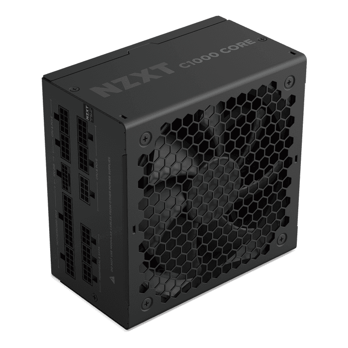 NZXT NZXT C1000 Gold Core Power Supply (PSU), 1000W 80 PLUS Gold, ATX 3.1 & PCIe 5.1 Ready, Fully Modular, Black | PA-0G3BB-UK - product view 2 of 7