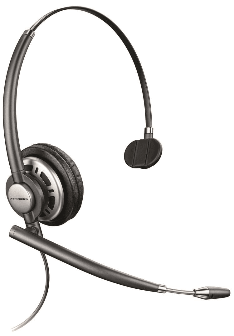 Hp Poly EncorePro HW710 Single Ear Headset +Carry Case +Quick Disconnect, Noise cancelling Microphone  | 8R708AA(without adapter ) - product view 3 of 3