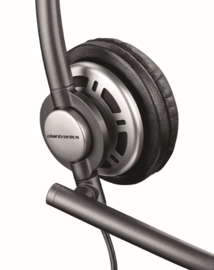 Hp Poly EncorePro HW710 Single Ear Headset +Carry Case +Quick Disconnect, Noise cancelling Microphone  | 8R708AA(without adapter ) - product view 2 of 3