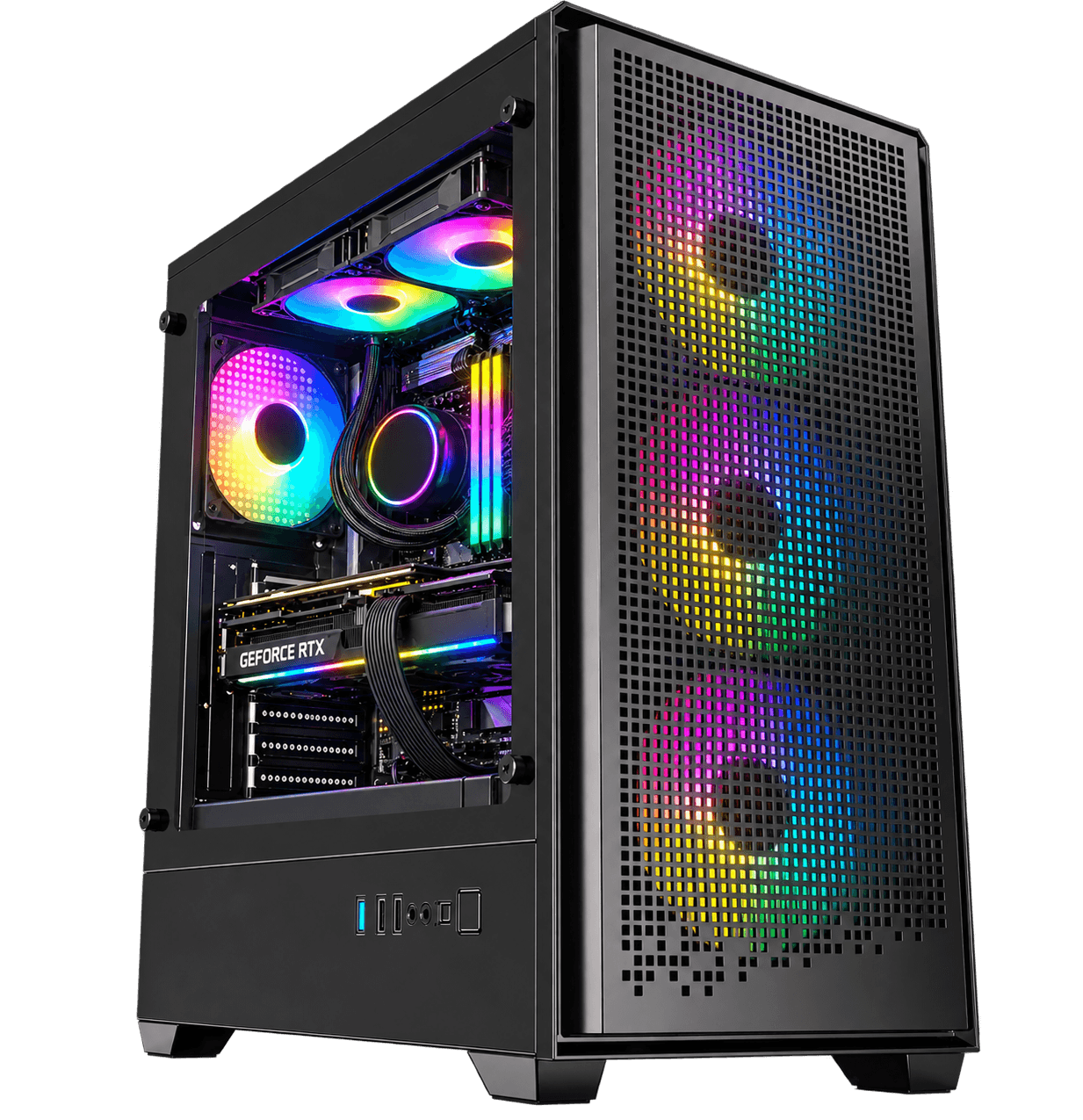 Gaming PC, Intel Core Ultra 5 225, ASUS Dual RTX 5060 8GB GDDR7, 16GB DDR5 RAM, 1TB NVMe SSD & 240mm AIO – Buy Online