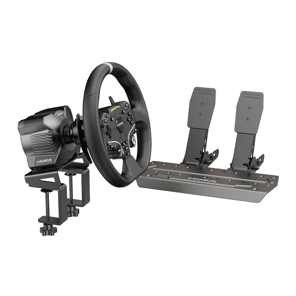 MOZA RS053 R3 Direct Drive Racing Bundle for Xbox & PC, 3.9 Nm Torque, ESX Wheel, SR-P Lite Pedals – Buy Online
