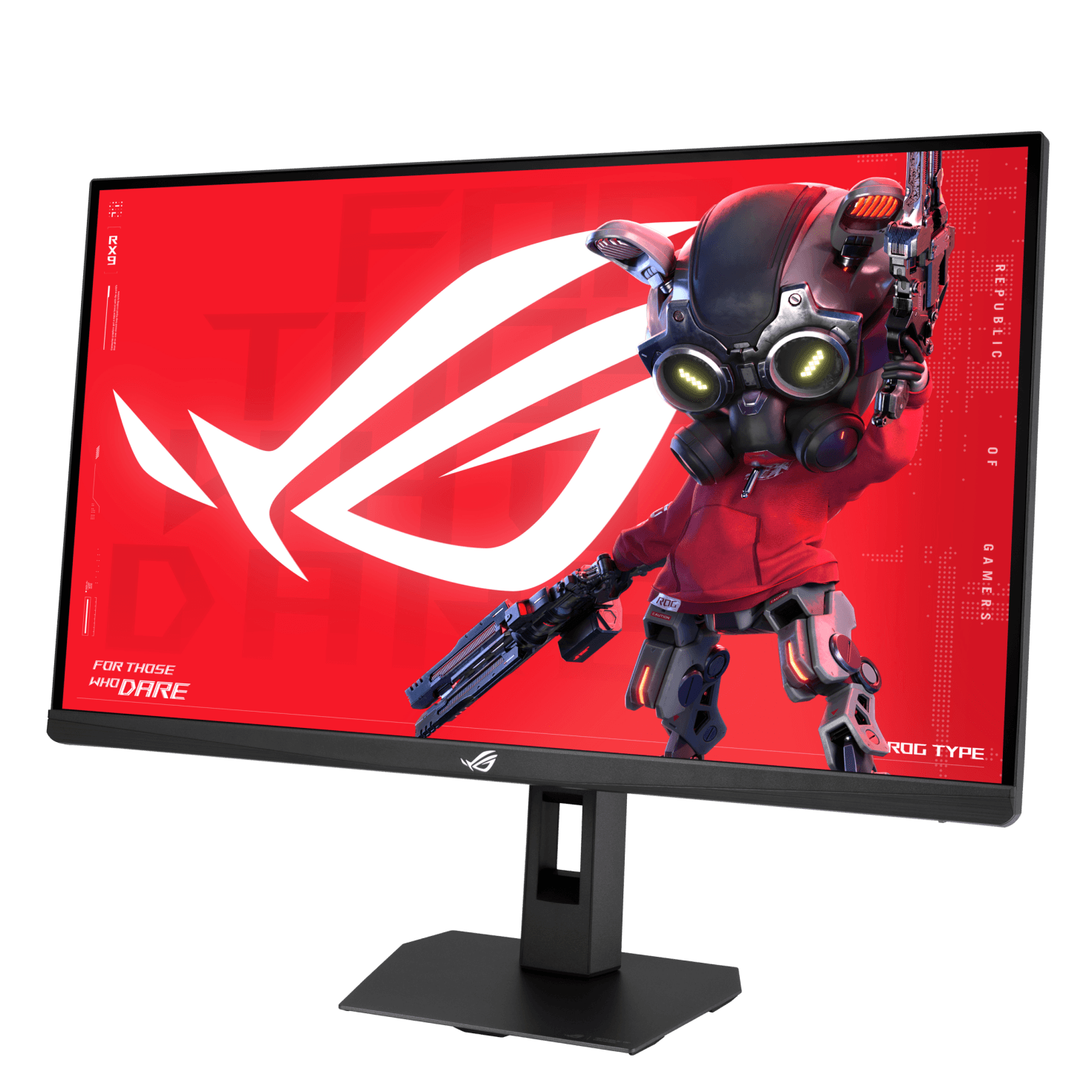 Asus ASUS ROG Strix XG27ACMES 27-inch Gaming Monitor, QHD (2560x1440), 255Hz OC (Above 144Hz), 0.3ms (min.), Fast IPS, Extreme Low Motion Blur Sync, USB Type-C, G-Sync compatible, DisplayWidget Center, tripod socket, HDR, Gaming AI, HDMI 2.1 | 90LM0C90-B01171 - product view 3 of 7