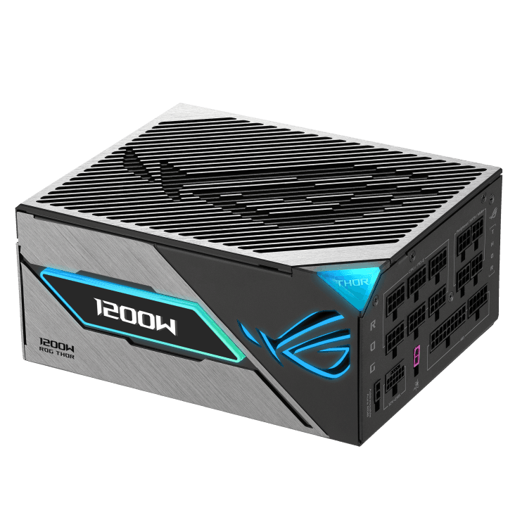 Asus ASUS ROG Thor 1200W Platinum III  ATX 3.1 Power Supply,  80Plus Platinum, Active PFC, Black |  90YE00V2-B0NA00 - product view 3 of 12