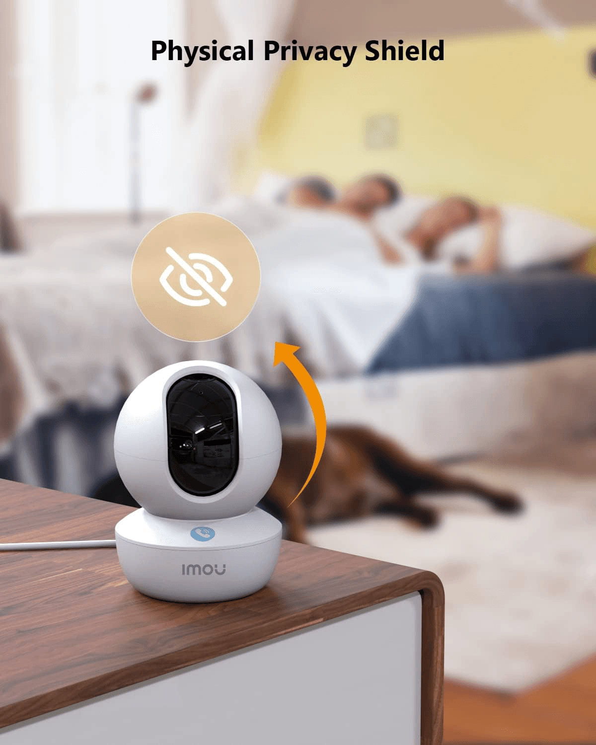 IMOU IMOU IPC-GK2CP-4C1WR Ranger RC 4MP Smart Indoor Security Camera, 3K UHD, Pan & Tilt, One-Touch Call, AI Human Detection, Privacy Shield - product view 2 of 4