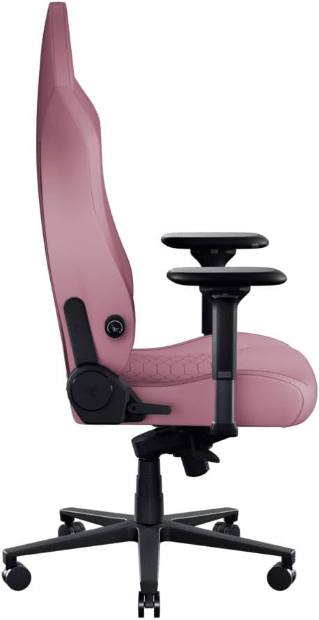 RAZER Razer Iskur V2 NewGen Ergonomic Gaming Chair, HyperFlex Lumbar Support, CoolTouch EPU Leather, 4D Armrests, 152° Recline, Head Cushion, Quartz | RZ38-04900900-R3G1 - product view 3 of 5