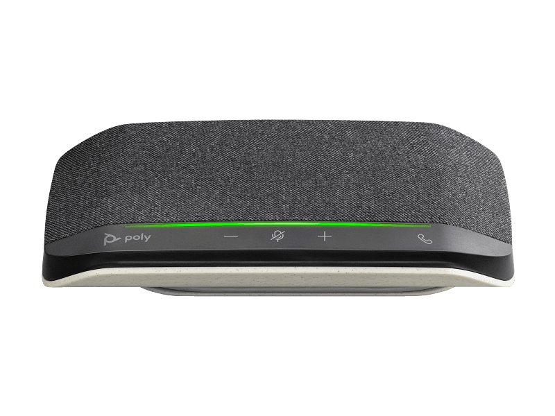 Poly Sync 10 USB-A USB-C Speakerphone, Compatible with PCs via USB-A cable and USB-C adapter, Calls, Webinars, Podcasts, Music  | 772C3AA