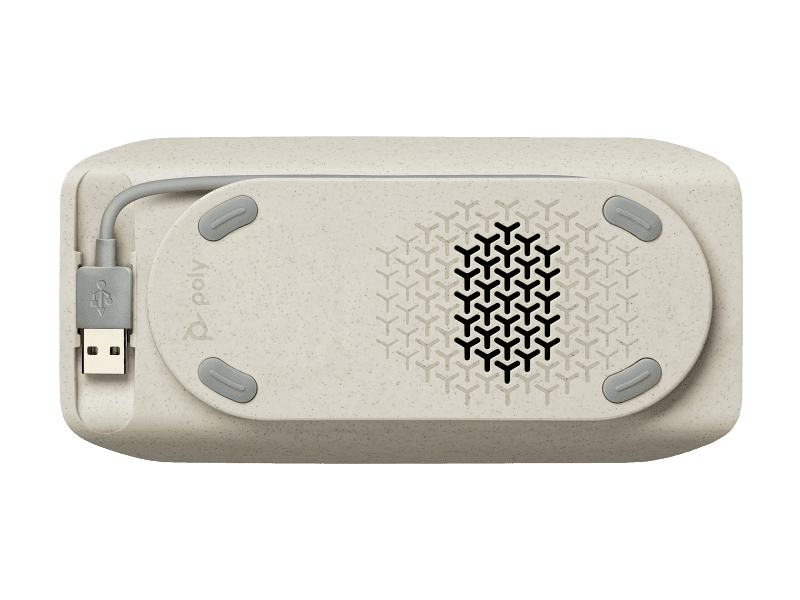 Hp Poly Sync 10 USB-A USB-C Speakerphone, Compatible with PCs via USB-A cable and USB-C adapter, Calls, Webinars, Podcasts, Music  | 772C3AA - product view 2 of 4