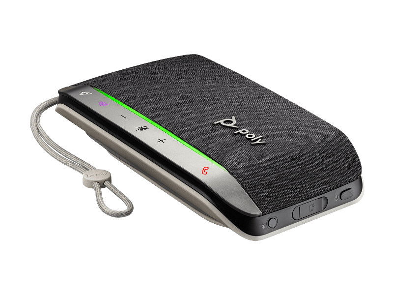 PNY Poly Sync 20 Microsoft Teams Certified USB-A Speakerphone, Paired Up to 8 devices, Up to 20 hours (talk time), Compatible with PCs via USB Type-A cable and smartphones via Bluetooth | 772C8AA - product view 1 of 2