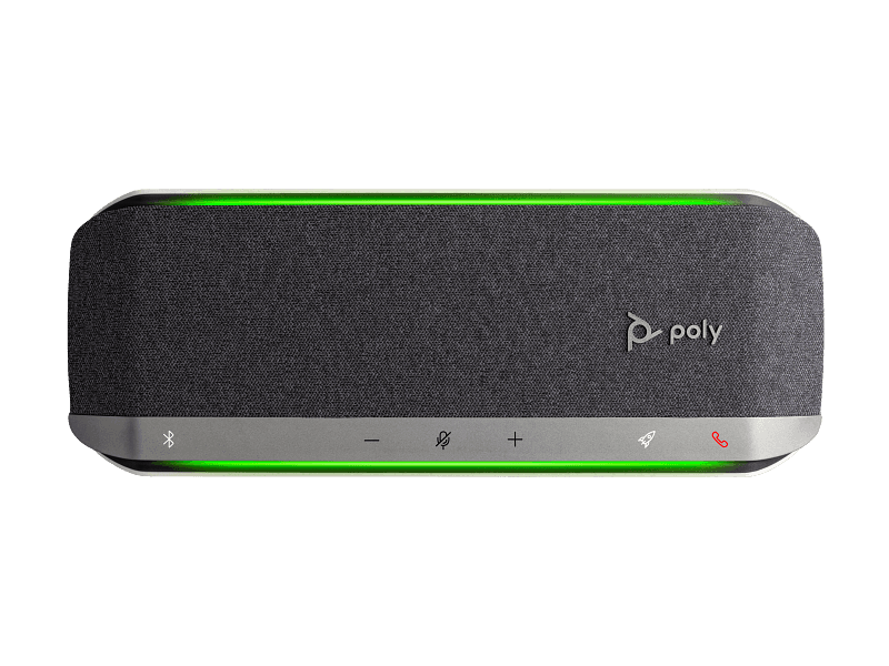 Poly Sync 40 USB-A USB-C Speakerphone, Up to 8 Paired devices, Compatible with PCs via combined USB Type-A and USB Type-C cable. Smartphones via Bluetooth  | 772C4AA