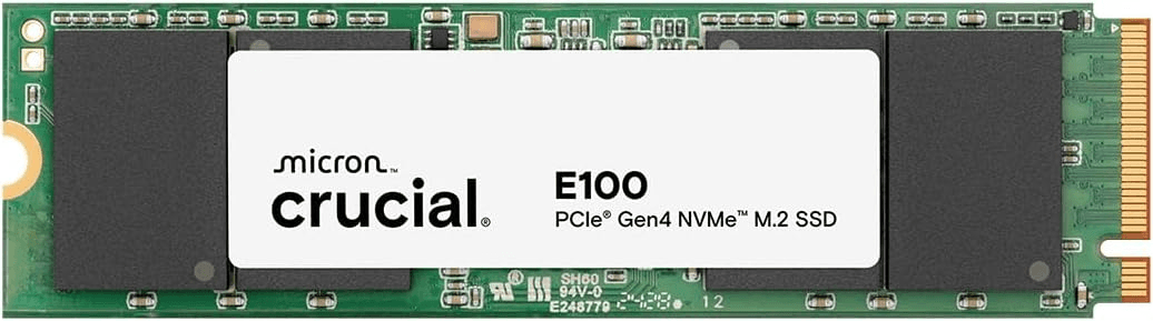 Crucial E100 1TB M.2 NVMe PCIe Gen4 Internal SSD, Up to 5,000MB/s, Laptop & Desktop Compatible | CT1000E100SSD8 – Buy Online