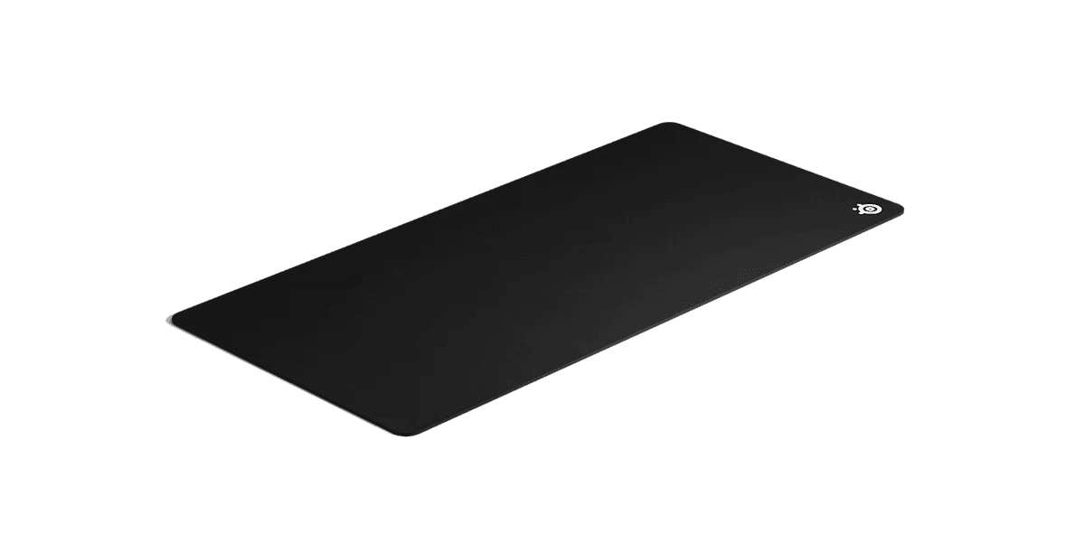 Steel Series SteelSeries QcK 3XL Gaming Mousepad, Ultra-Large Desk Mat, Micro-Woven Cloth Surface & Non-Slip Rubber Base, 1220 x 590 x 3 mm, Black | 63842 - product view 2 of 6