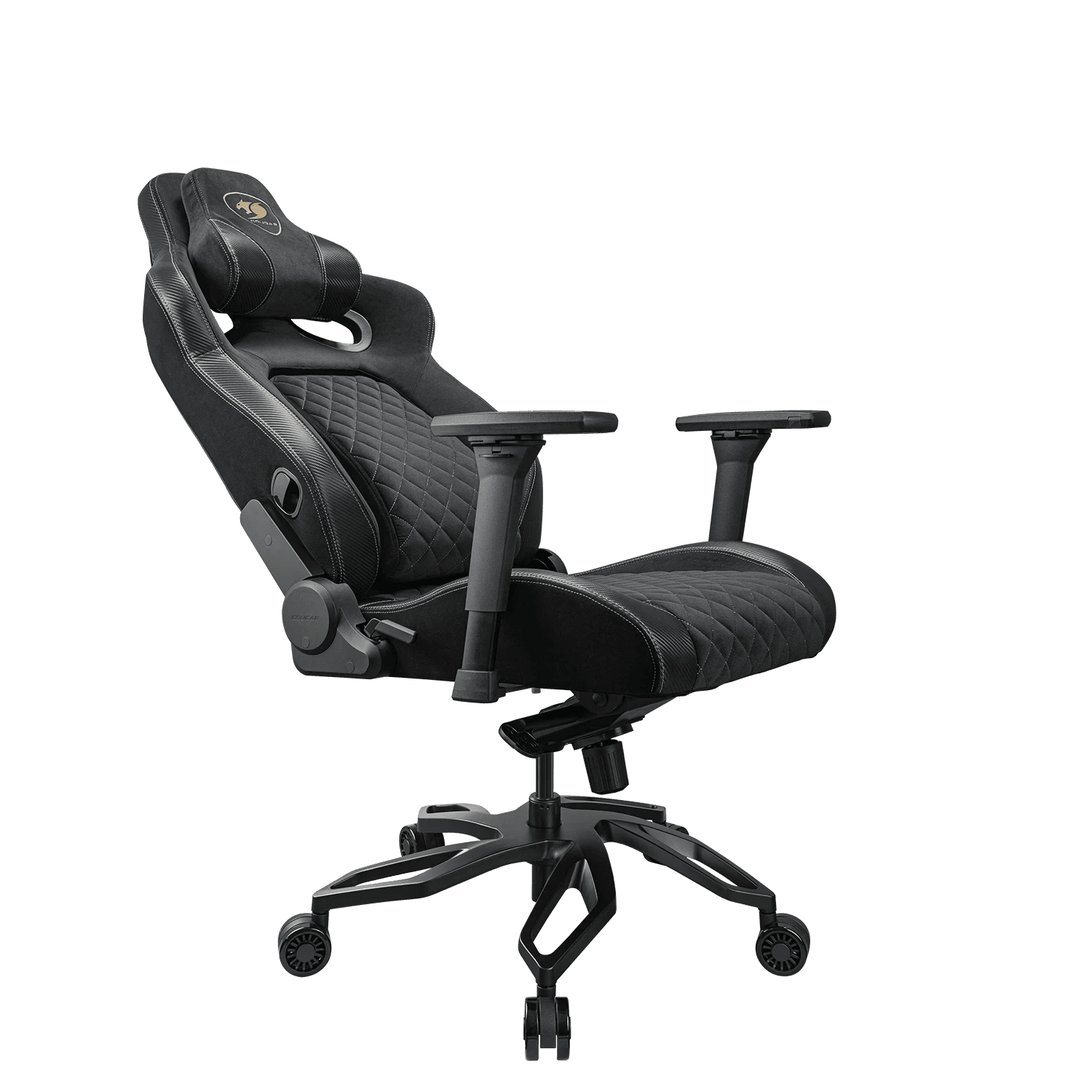 Cougar Cougar TITAN PRO V2 Gold XL Gaming Chair, XL Throne Design, 160kg Capacity, LiftBack Lumbar Support, 4D Armrests | 3MT2FGLB.0001 - product view 2 of 10