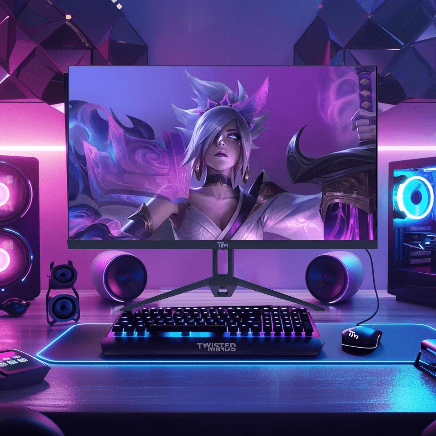 Twisted Minds Twisted Mind ECO SERIES 24 Gaming Monitor, 120hz, 1MS, FHD, HDMI 2.1 & DP 1.4 | TM24FHD120IPS - product view 2 of 6